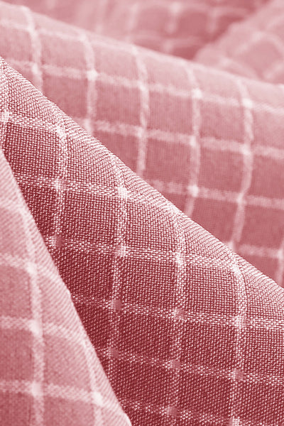 Robe Mi-longue à carreaux Vintage