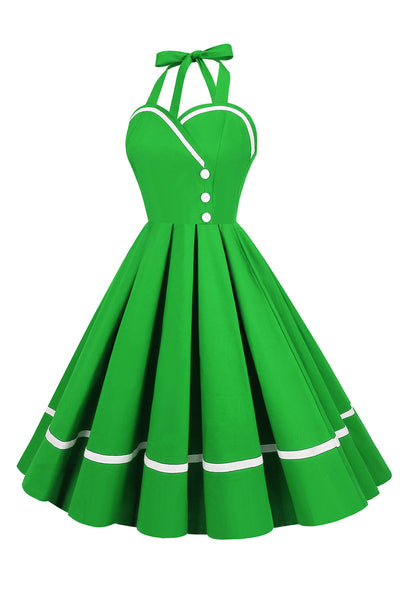 Robe Pin Up Vintage en Col V des années 50