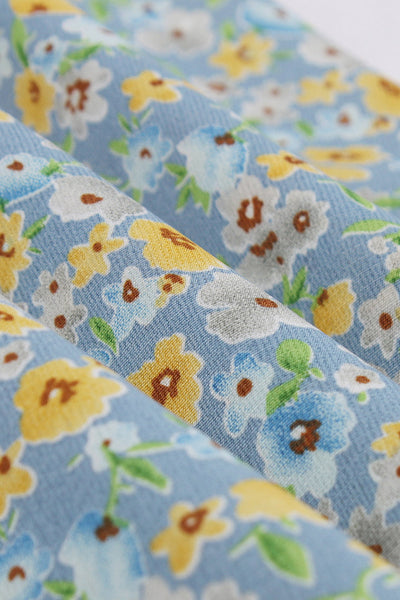 Robe Trapèze imprimée florale des années 50