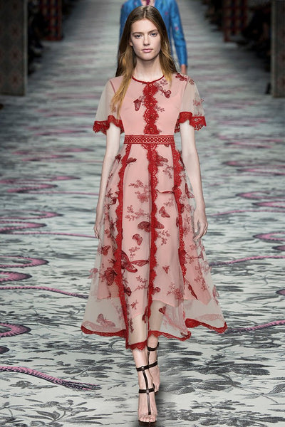 Robe Années 40 Vintage Fleurie