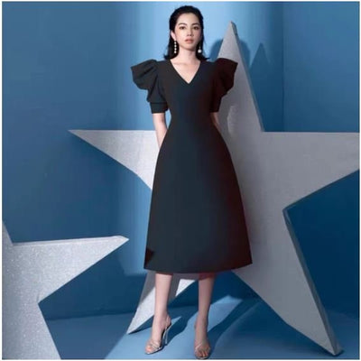 Robe Année 40 45 Noir