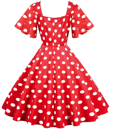 Robe Année 50 Rouge