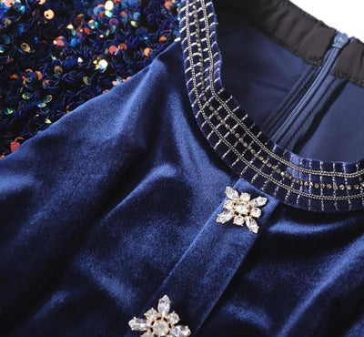 Robe Années 40 à Paillettes