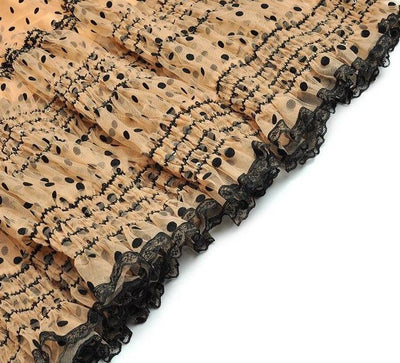 Robe Années 40 Jaune à Pois