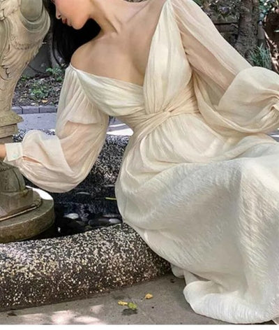 Robe Années 40 Vintage Volants