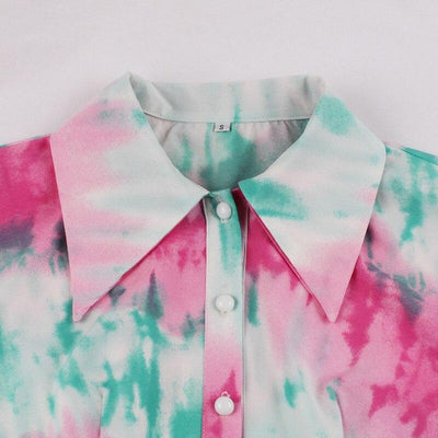 Robe Années 60 Vintage Teinture