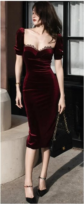 Robe Cocktail Année 40