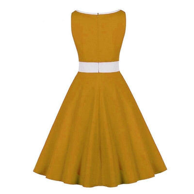 Robe de Cérémonie Année 50 Jaune