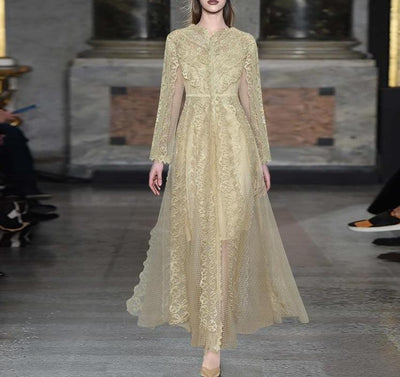 Robe Dentelle Année 40