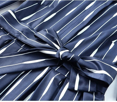 Robe des Années 40 Bleu