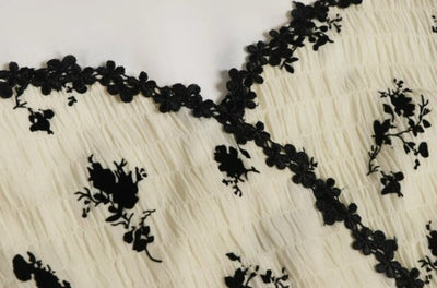 Robe Longue Fleurie Vintage Kaki