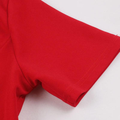 Robe Rouge Année 50 Chic