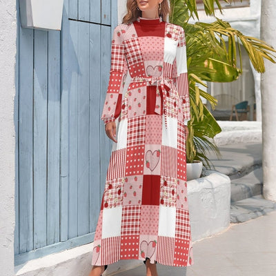 Robe Rouge et Blanche Année 70