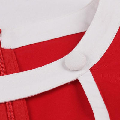 Robe Années 60 Rouge