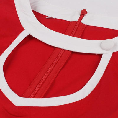 Robe Années 60 Rouge