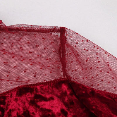 Robe Soirée Années 50 Velours