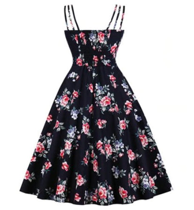 Robe Style Vintage Grande Taille Fleurs