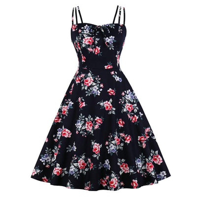 Robe Style Vintage Grande Taille Fleurs