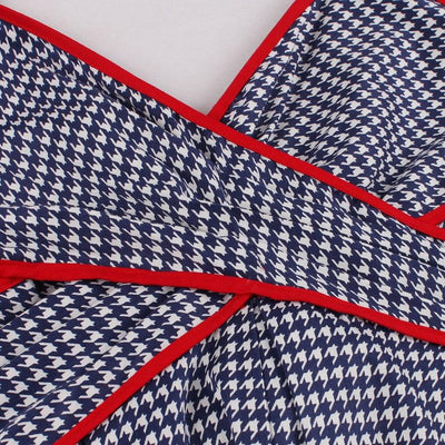 Robe Tablier Vintage Bleu