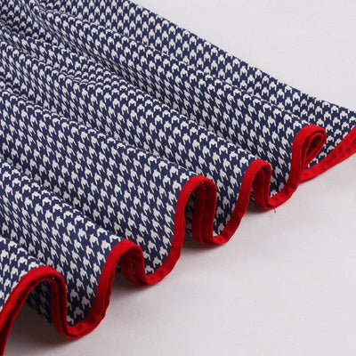 Robe Tablier Vintage Bleu