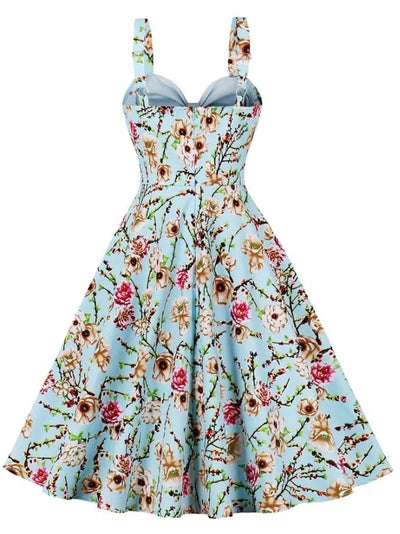 Robe Tunique Vintage Fleurs Fraiches
