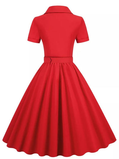 Robe Vintage 1950 Rouge
