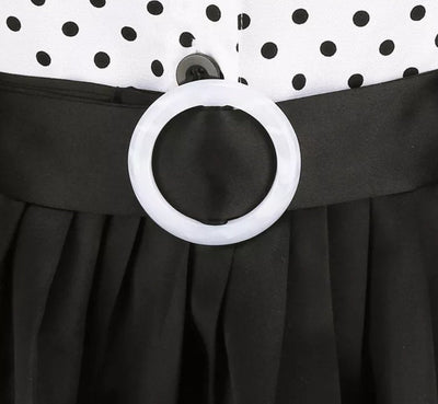 Robe Vintage 60s Noir et Blanc