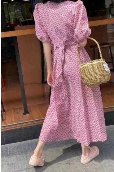 Robe Vintage Année 1940 Rose