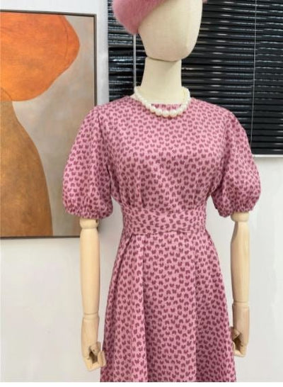 Robe Vintage Année 1940 Rose