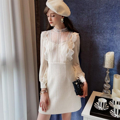 Robe Vintage Années 30 Beige