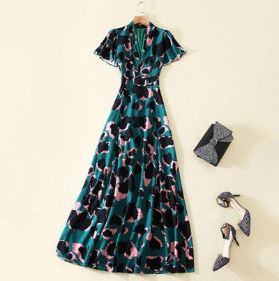 Robe Vintage Années 40 Coton