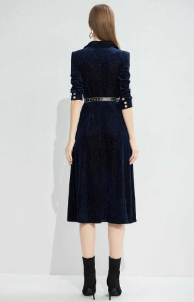 Robe Vintage Années 40 Hiver