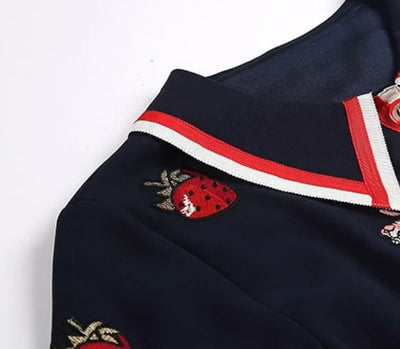 Robe Vintage Années 40 Marine Soirée