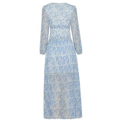 Robe Vintage Bleue