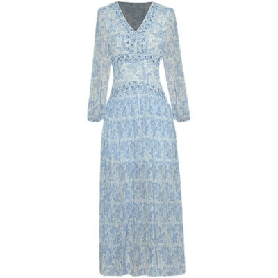 Robe Vintage Bleue