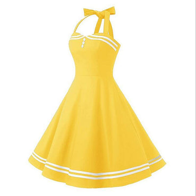 Robe Vintage Boogie Woogie Jaune