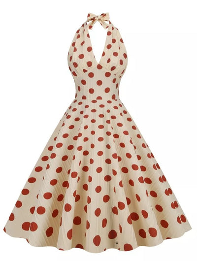 Robe Vintage Chic Rétro Estivale