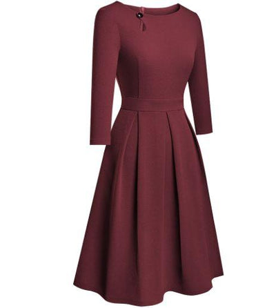 Robe Année 60 70 Bordeaux