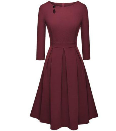 Robe Année 60 70 Bordeaux
