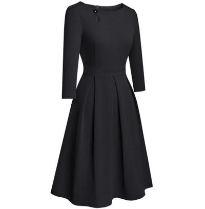 Robe Année 60 70 Noire