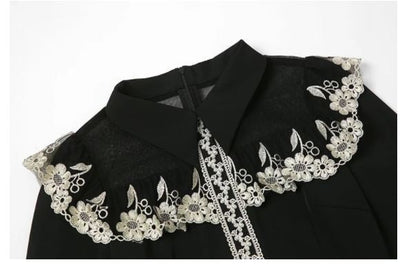 Robe Vintage Col Claudine Noire