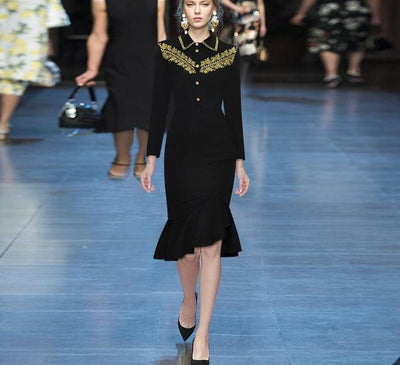 Robe Vintage Couture Années 40