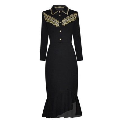 Robe Vintage Couture Années 40