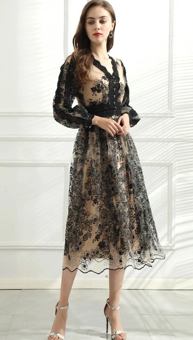 Robe Vintage Dentelle Boheme