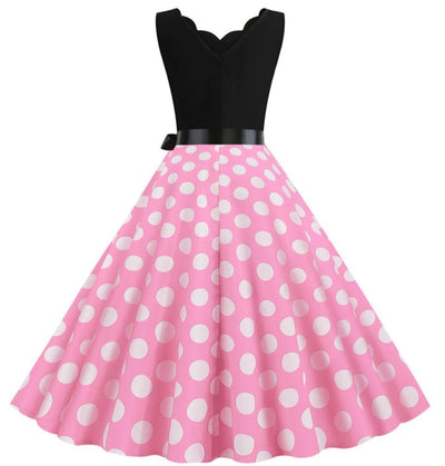 Robe Vintage Femme Rose