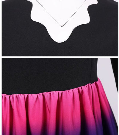 Robe Vintage Hiver Ciel Noel