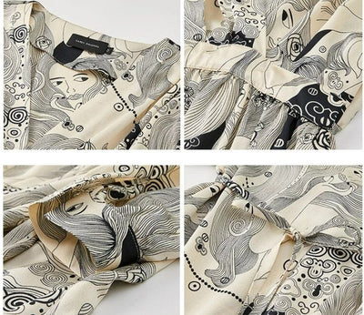 Robe Vintage Invité Mariage Gris