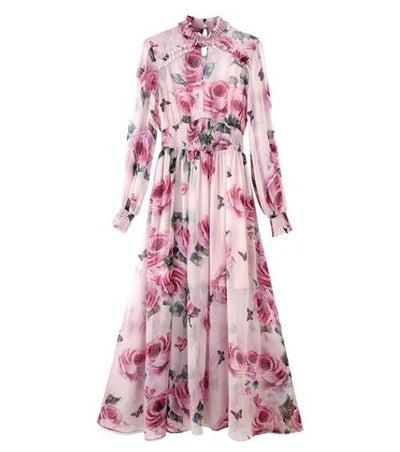 Robe Vintage Invité Mariage Rose