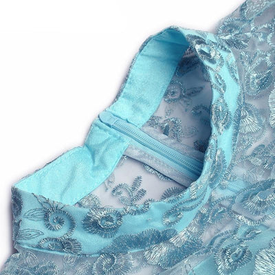 Robe Vintage Invitée Mariage Bleu