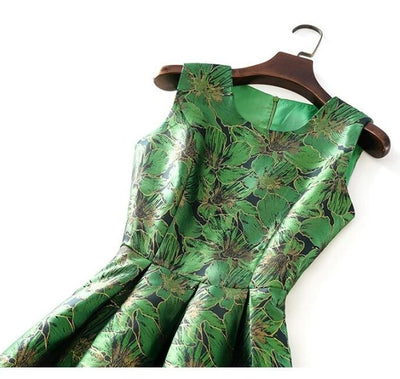 Robe Vintage Jour Verte
